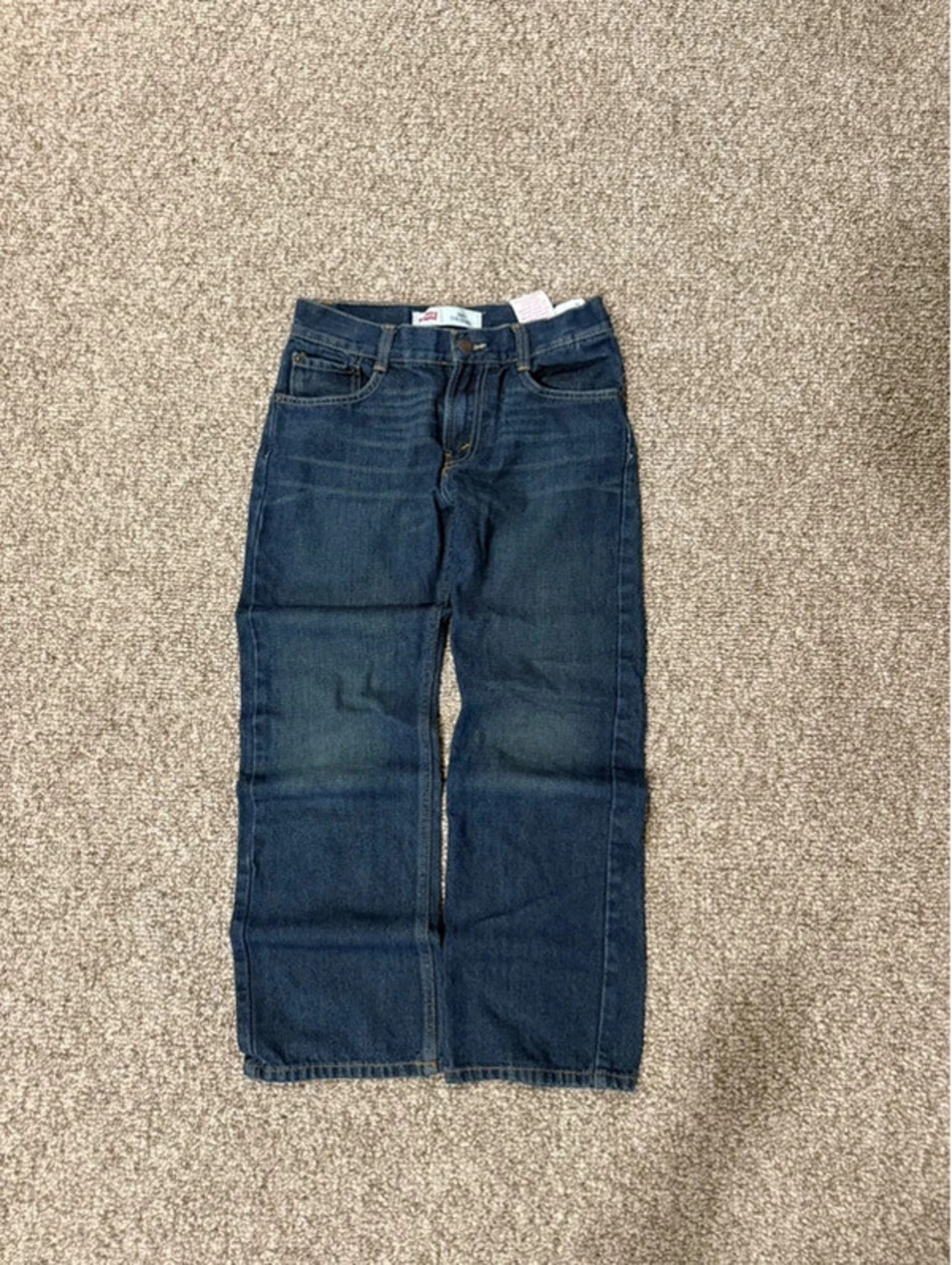Levis 505 Straight Kids Jeans Dark Wash Classic Denim